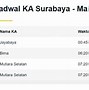 Jadwal Kereta Api Malang Surabaya Malam